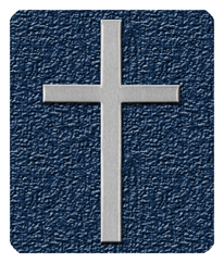 247 DF35 510 BL SL Single Cross Blue Silver